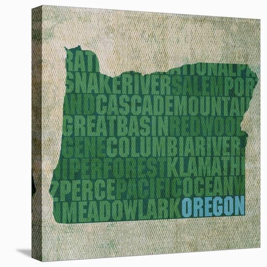 Oregon State Words-David Bowman-Premier Image Canvas