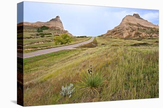 Oregon Trail Leaves Nebraska Passes Scotts Bluff Towards Mitchell Pass-Richard Wright-Premier Image Canvas