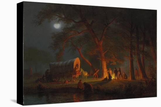 Oregon Trail-Albert Bierstadt-Premier Image Canvas