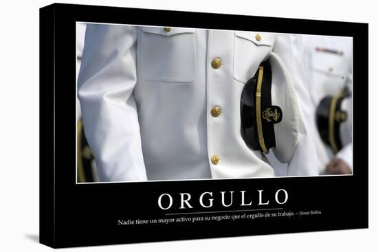 Orgullo. Cita Inspiradora Y Póster Motivacional-null-Premier Image Canvas