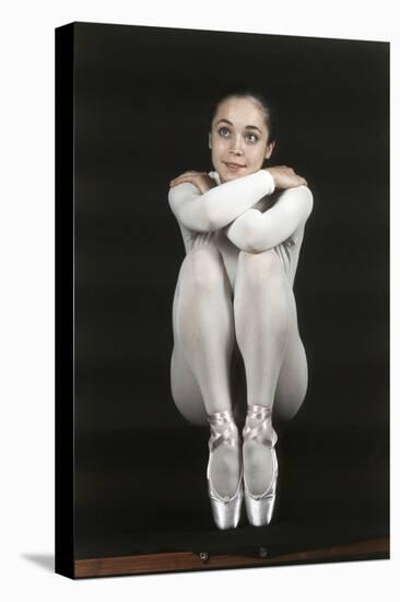 Oriella Dorella Dressed as a Ballet Dancer-Angelo Cozzi-Premier Image Canvas