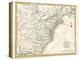 Original Map Of North America-Tektite-Stretched Canvas