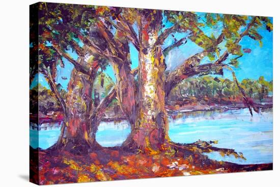 Original Oil Painting On Canvas For Giclee-null-Stretched Canvas