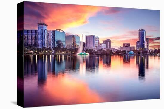 Orlando, Florida, USA Downtown City Skyline from Eola Park.-SeanPavonePhoto-Premier Image Canvas