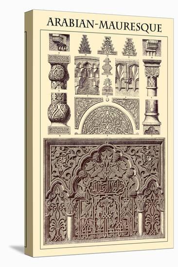 Ornament-Arabian Mauresque-Racinet-Stretched Canvas