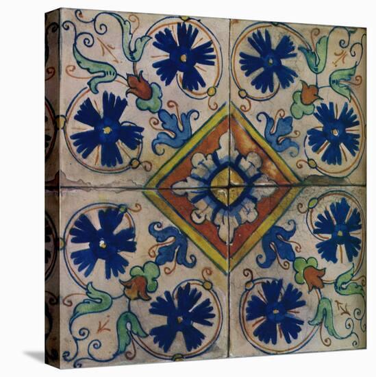 Ornamental Dutch tiles, Italian influence, c1600-Unknown-Premier Image Canvas