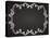 Ornamental Frame on Chalkboard-tukkki-Stretched Canvas