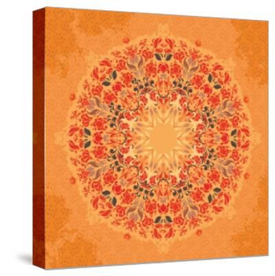Ornamental Round Floral Lace Pattern Art Print Shumo4ka Art Com