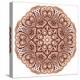 Ornate Ethnic Henna Colors Mandala-art_of_sun-Stretched Canvas