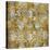 Ornate In Gold and Silver-Ellie Roberts-Stretched Canvas