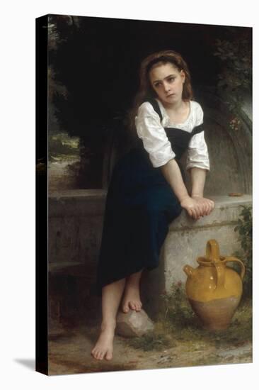 Orphan by a Spring (Orpheline a la Fontaine), 1883-William Adolphe Bouguereau-Premier Image Canvas