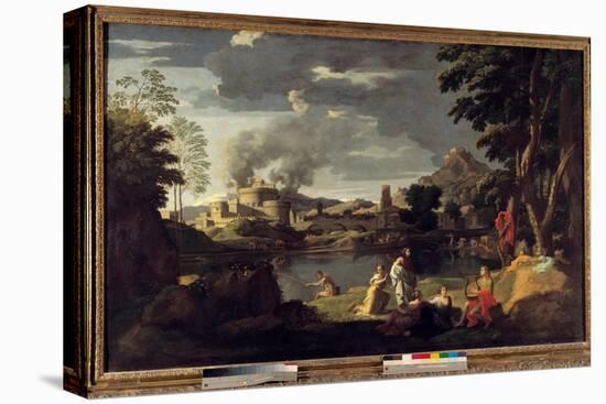 Orphee and Eurydice, 17Th Century (Oil on Canvas)-Nicolas Poussin-Premier Image Canvas