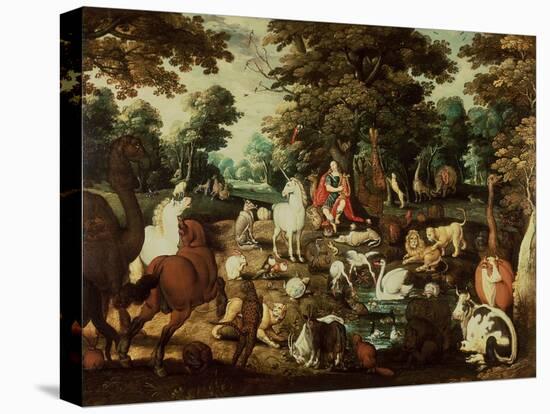 Orpheus Charming the Animals-Jacob Bouttats-Premier Image Canvas