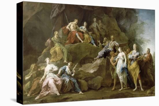 Orpheus Descended into Hades to Ask or Eurydice Music-Jean Restout-Premier Image Canvas