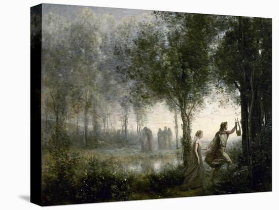 Orpheus Leading Eurydice from the Underworld, 1861-Jean-Baptiste-Camille Corot-Premier Image Canvas