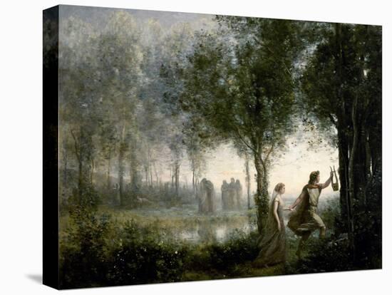 Orpheus Leading Eurydice From the Underworld-Jean-Baptiste-Camille Corot-Premier Image Canvas