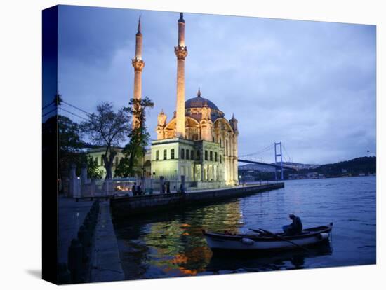 Ortakoy Mecidiye Mosque and the Bosphorus Bridge, Istanbul, Turkey, Europe-Levy Yadid-Premier Image Canvas