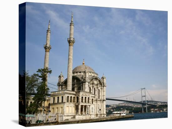 Ortakoy Mecidiye Mosque and the Bosphorus Bridge, Istanbul, Turkey, Europe-Levy Yadid-Premier Image Canvas