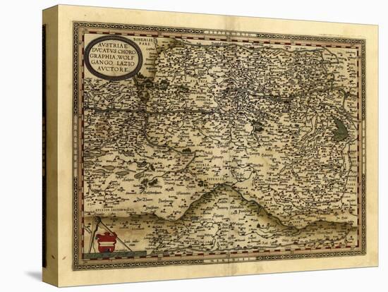 Ortelius's Map of Austria, 1570-Library of Congress-Premier Image Canvas