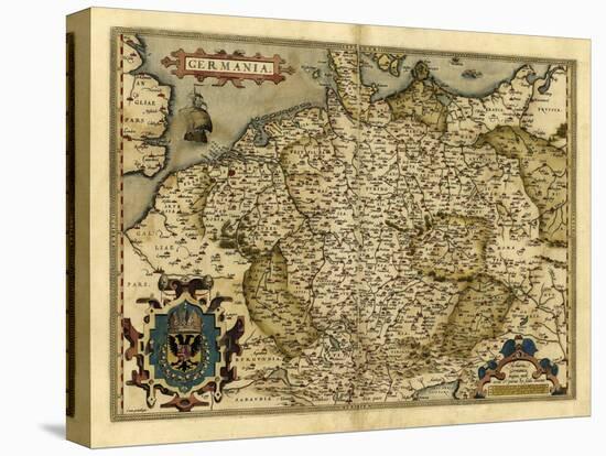 Ortelius's Map of Germany, 1570-Library of Congress-Premier Image Canvas