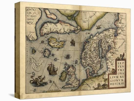 Ortelius's Map of Northern Europe, 1570-Library of Congress-Premier Image Canvas