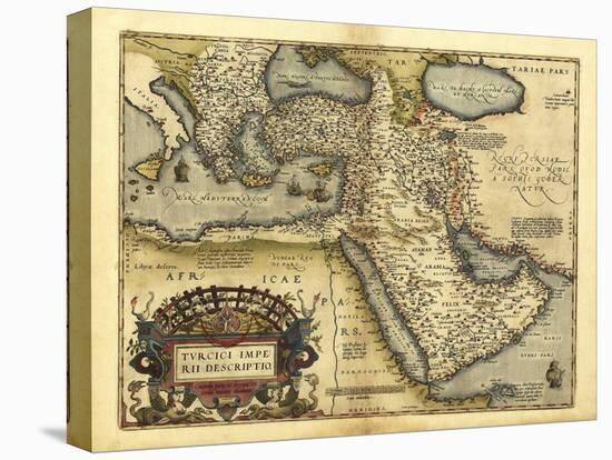 Ortelius's Map of Ottoman Empire, 1570-Library of Congress-Premier Image Canvas