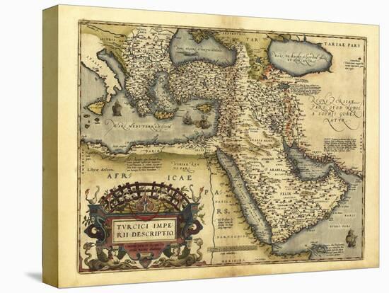 Ortelius's Map of Ottoman Empire, 1570-Library of Congress-Premier Image Canvas