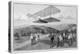 Orville and Wilbur Wright Test Unpowered Gliders Against the Wind at Kitty Hawk-null-Stretched Canvas