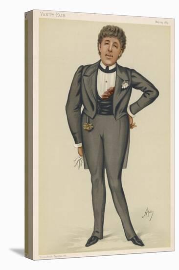 Oscar Wilde Playwright and Dandy-Carlo Pellegrini-Stretched Canvas