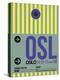 OSL Oslo Luggage Tag 1-NaxArt-Stretched Canvas