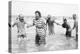 Ostend Seaside, Five Striped Bathers, c.1900-Andrew Pitcairn-knowles-Premier Image Canvas