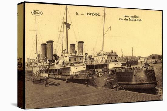 Ostende Westflandern, Gare Maritime, Malles Poste-null-Premier Image Canvas