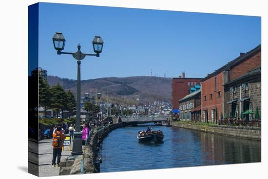 Otaru canal, Otaru, Hokkaido, Japan, Asia-Michael Runkel-Premier Image Canvas