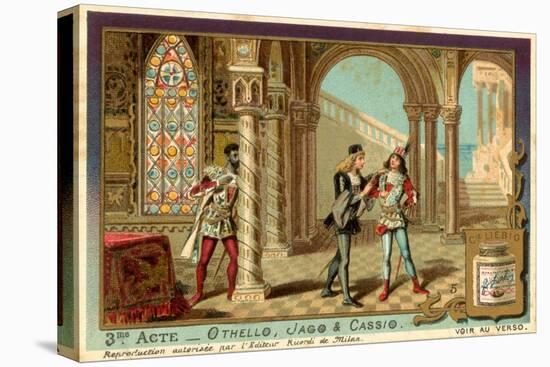 Othello Overhears Iago and Cassio-null-Premier Image Canvas