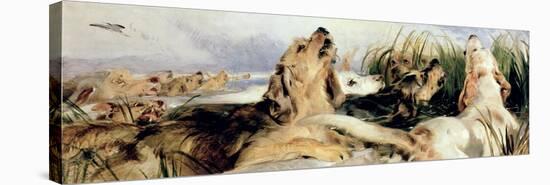 Otter Hounds-Edwin Henry Landseer-Premier Image Canvas