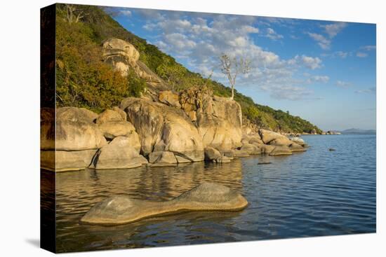 Otter Point at Sunset, Cape Maclear, Lake Malawi National Park, Malawi, Africa-Michael Runkel-Premier Image Canvas