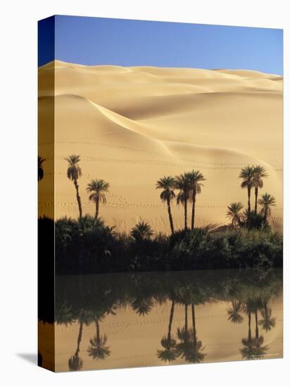 Oum El Ma (Umm El Ma) Lake, Mandara Valley, Southwest Desert, Libya, North Africa, Africa-Nico Tondini-Premier Image Canvas