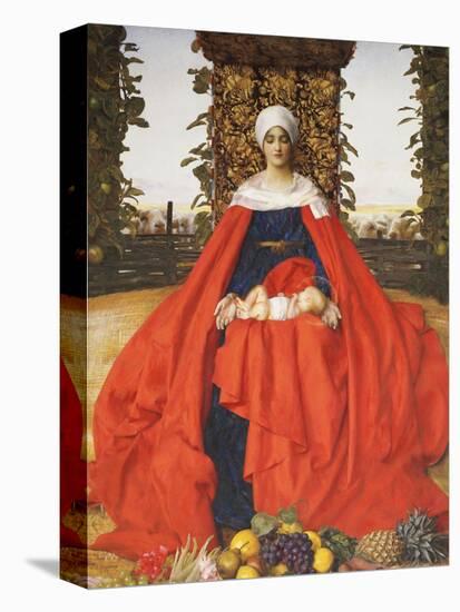 Our Lady of the Fruits of the Earth-Frank Cadogan Cowper-Premier Image Canvas