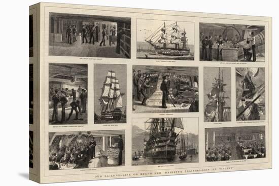 Our Sailors, Life on Board Her Majesty's Training-Ship St Vincent-William Edward Atkins-Premier Image Canvas