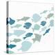 Out For A Swim 1-Kimberly Allen-Stretched Canvas