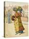 Out for a Walk, 19Th Century (Colour Lithograph)-Kate Greenaway-Premier Image Canvas