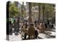 Outdoor Cafe, Plaza Nueva, Granada, Andalucia, Spain-Sheila Terry-Premier Image Canvas