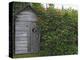 Outhouse Built in 1929 Surrounded by Blooming Elderberrys, Homer, Alaska, USA-Dennis Flaherty-Premier Image Canvas