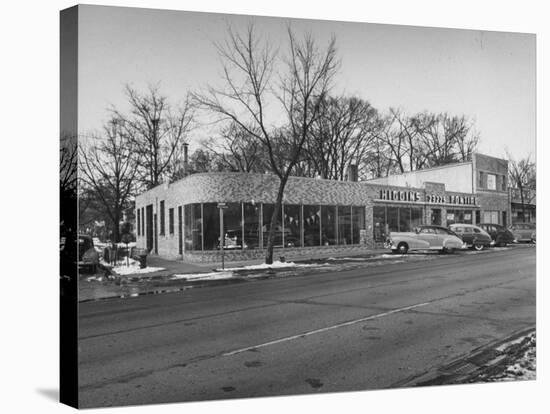 Outside of George Higgins Pontiac Dealership-Wallace Kirkland-Premier Image Canvas