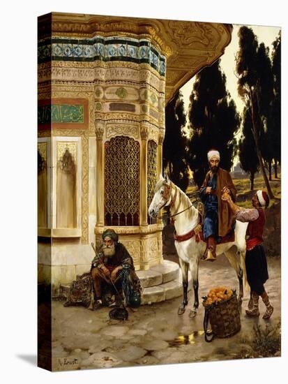 Outside the Palace-Rudolphe Ernst-Premier Image Canvas