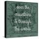 Over the Mountains & Through the Woods - 1881, Yellowstone National Park 1881 Map-null-Premier Image Canvas