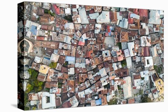 Overhead view of historical buldings in the old town, Stone Town, Zanzibar, Tanzania-Roberto Moiola-Premier Image Canvas