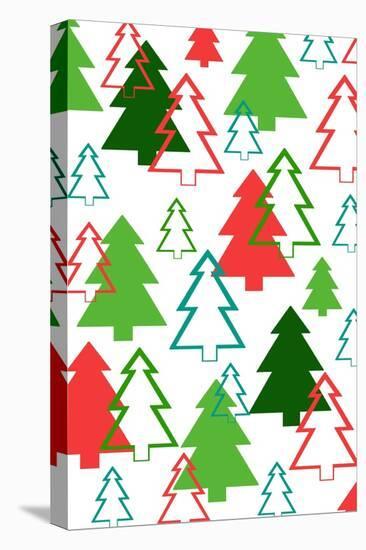 Overlaid Christmas Trees, 2017-Louisa Hereford-Premier Image Canvas