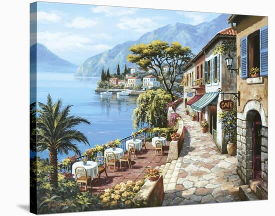 Overlook Cafe II-Sung Kim-Stretched Canvas