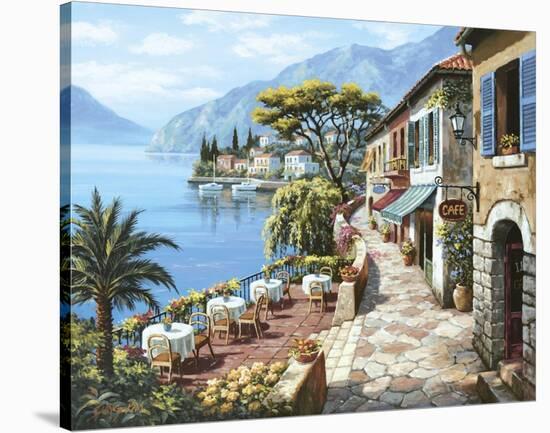 Overlook Cafe II-Sung Kim-Stretched Canvas